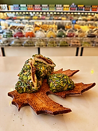 FİLE FISTIK KAPLI ÇİKOLATALI BOHÇA LOKUM